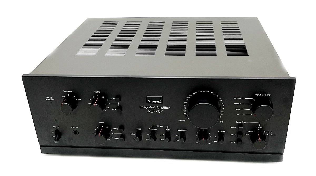76%OFF!】 18811A2503 ジャンク プリメインアンプ SANSUI AU-707 DR