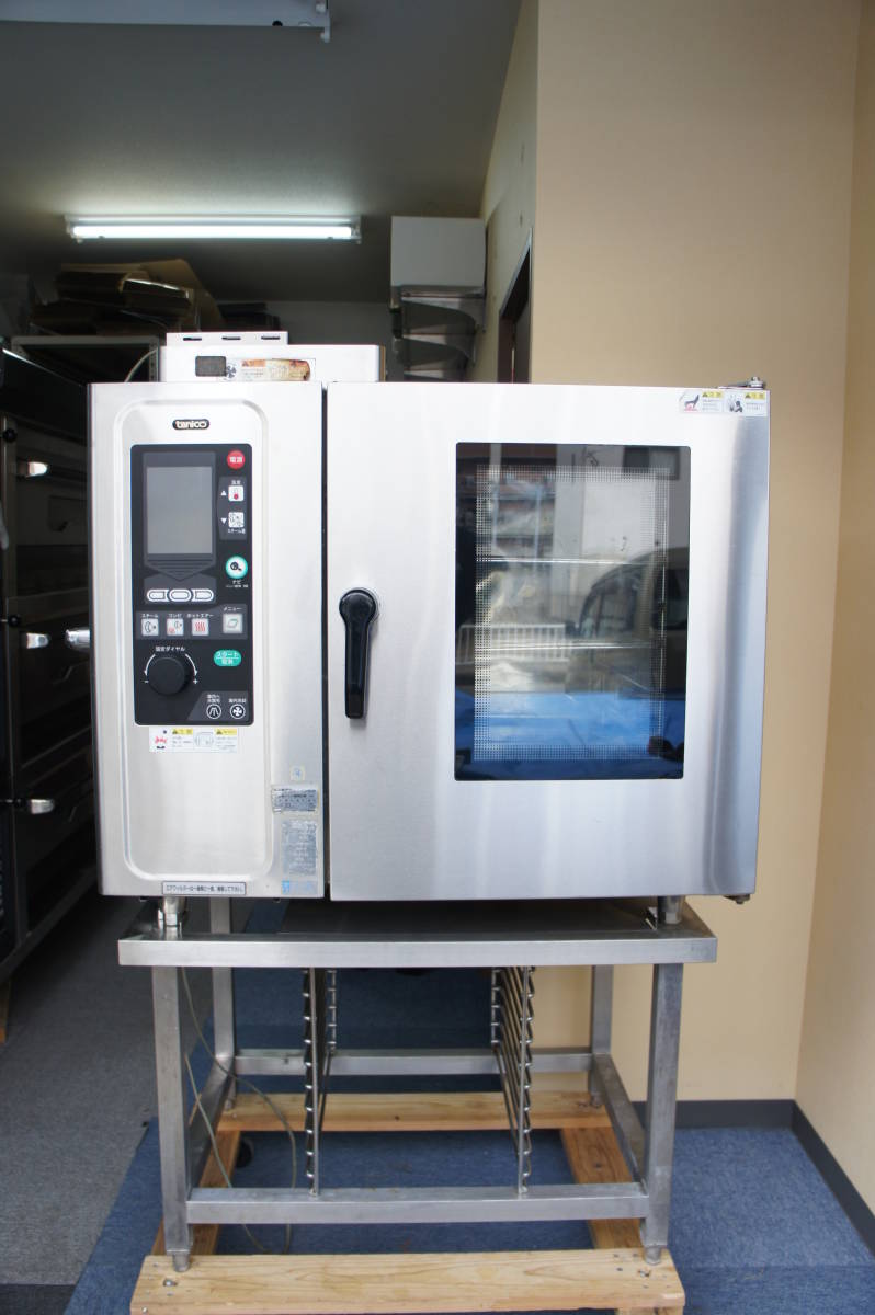 tanicota Nico - steam navy blue . comb .n oven gas type TSCO-6GDN2 city gas 13A 2013 year made exclusive use pcs attaching 