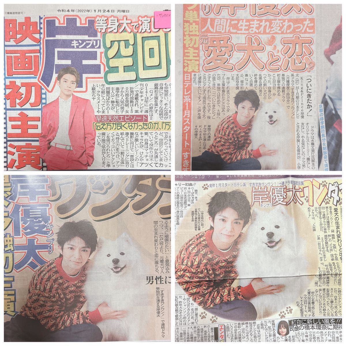 キンプリKing&Prince岸優太 新聞記事まとめ売り7年分 サタジャニベスト