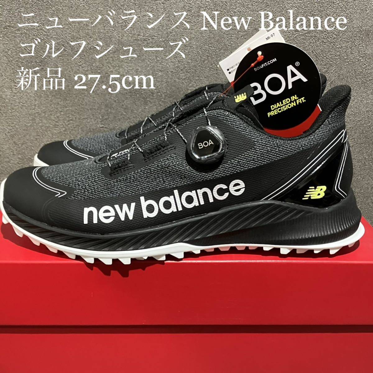 新品】ニューバランス newbalance ゴルフシューズ 27.5cm スポーツ