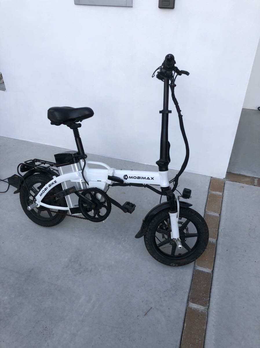 フル電動自転車 折り畳み自転車 モビバイク 三段変速 48v 使用浅い