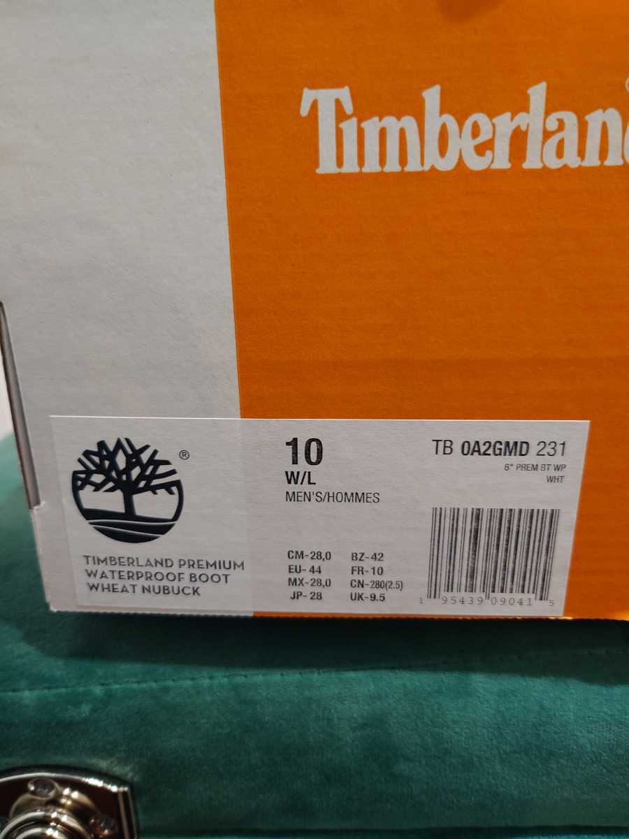 新品　ティンバーランド　Timberland　6インチ　ブーツ　プレミアム　ウォータプルーフ　ウィート　イエロー　10　28　ボア　限定　レア　_画像10