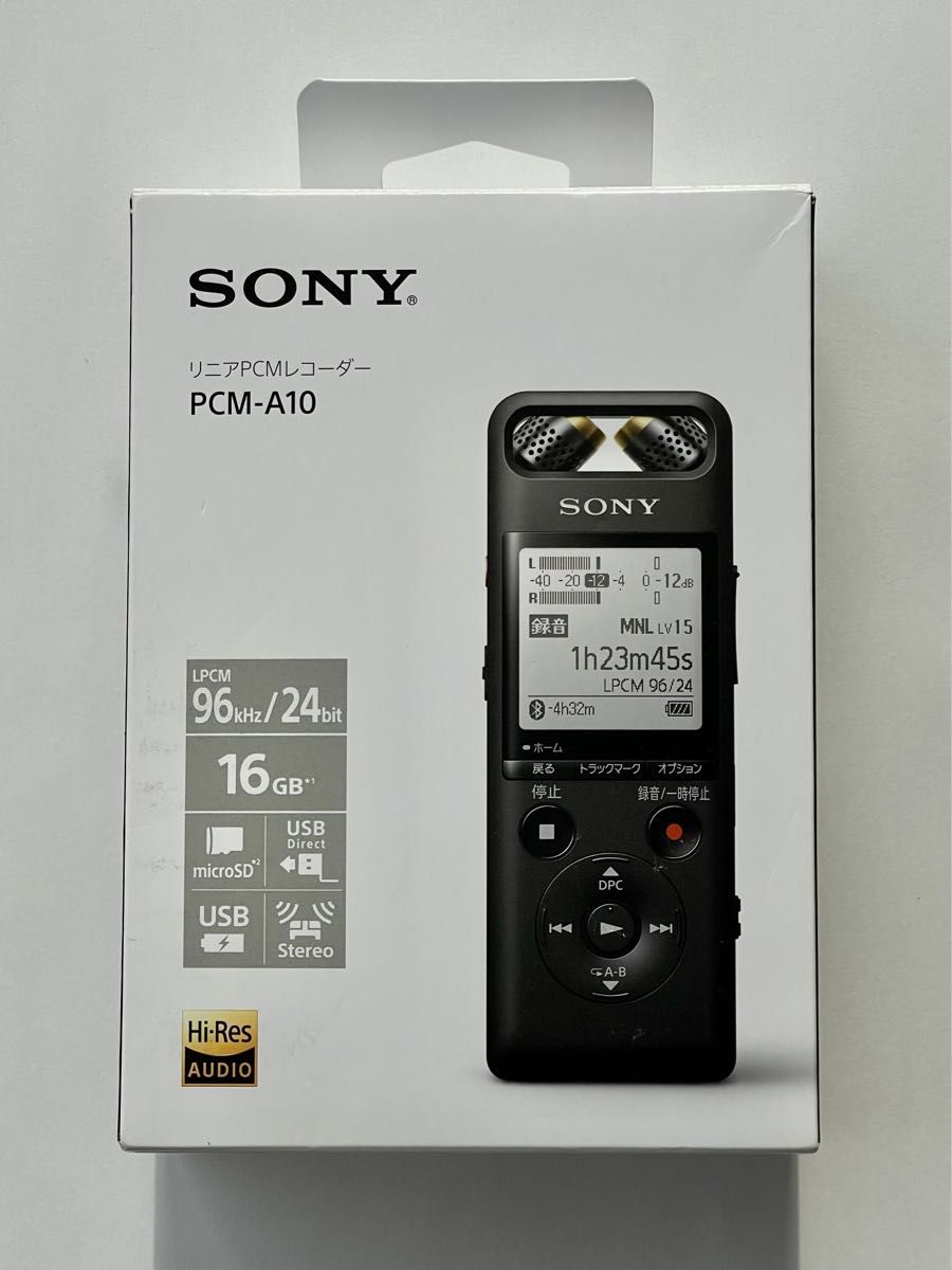 数量限定 SONY PCM-A10 リニアレコーダー 16GB ソニー ハイレゾ