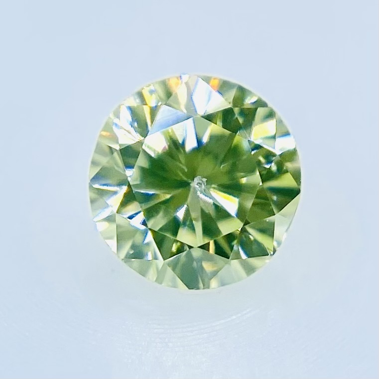 特別訳あり特価】 ORANGY FANCY FANCY YELLOW 0.034ct PINK GREEN