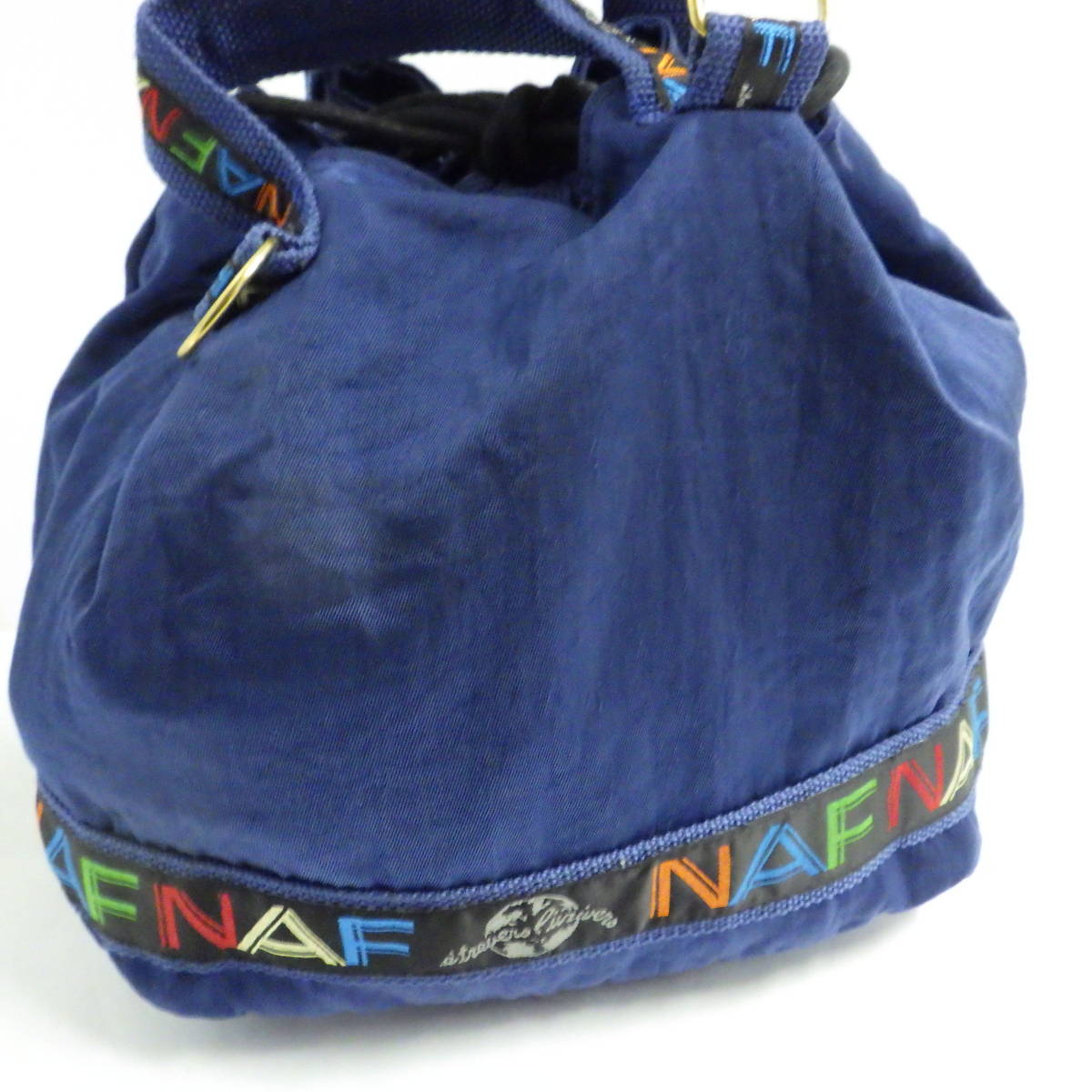 NAFNAF/ナフナフ　巾着型　ショルダーバッグ　ハンドバッグ　ビンテージ_画像4