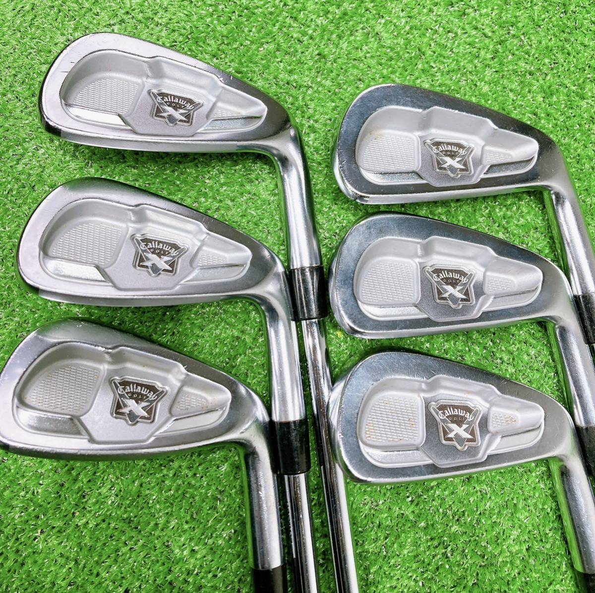 ★希少名器 キャロウェイ★Callaway X FORGED 5-9 P 2009 アイアン 6本セット Dynamic Gold S300 ゴルフクラブ エックスフォージド メンズ_画像2