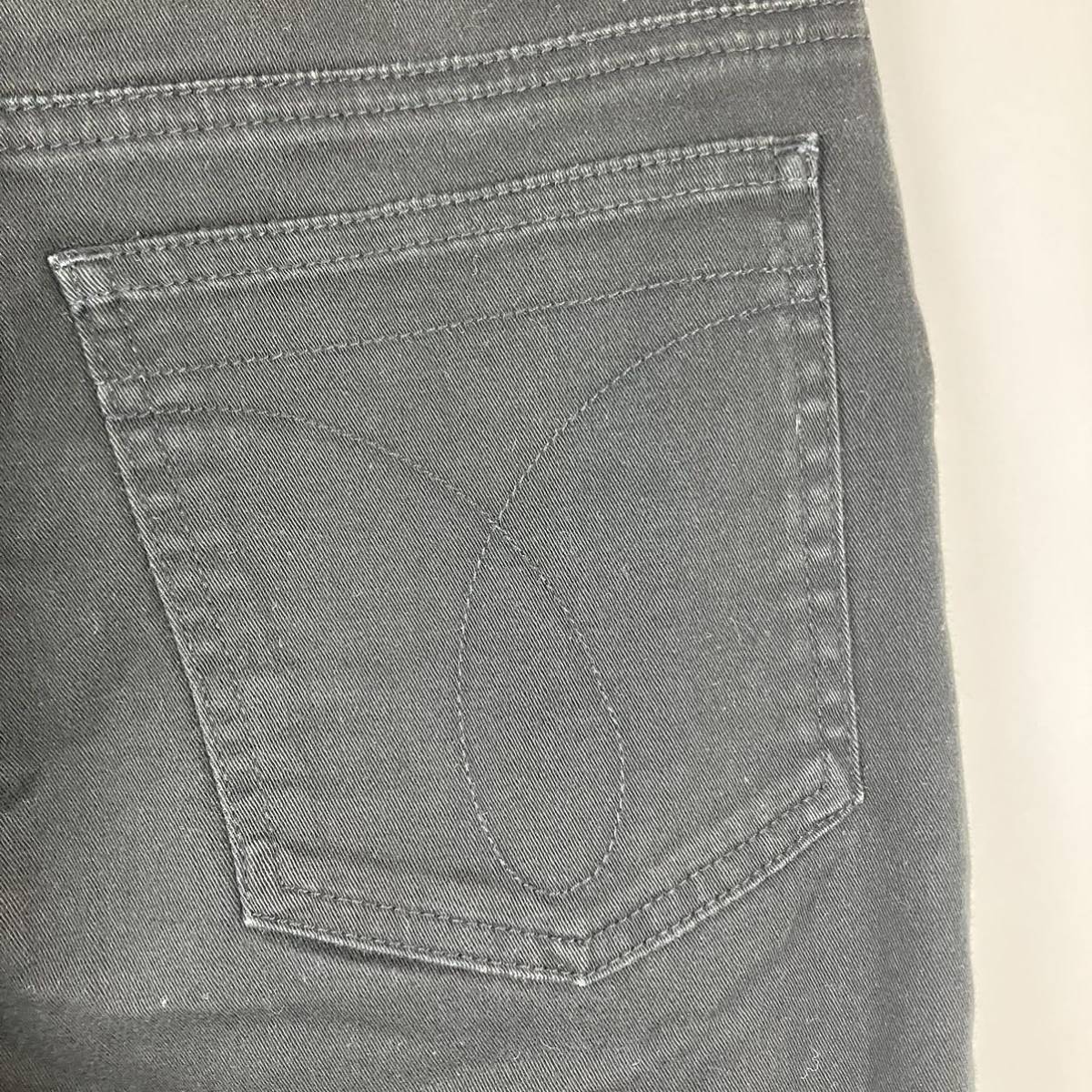 Calvin Klein jeans カルバンクライン ジーンズ レディース Women Sサイズ ブラックBLACK ストレート ストレッチ 伸縮性 股下長め 綿