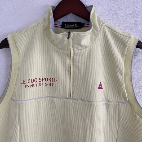 未使用品 le coq sportif GOLF ベスト 3L メンズ 撥水加工 | www