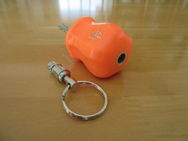 加工済マックツール 改造グリップキーホルダー橙 スナップオン