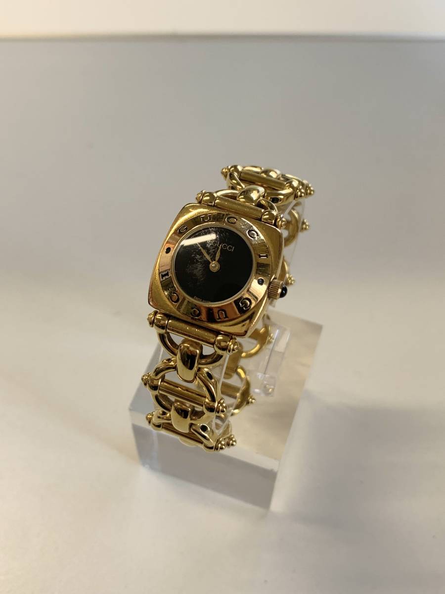 新品本物】 【電池交換済】グッチ GUCCI ホースビット 超美品! グッチ