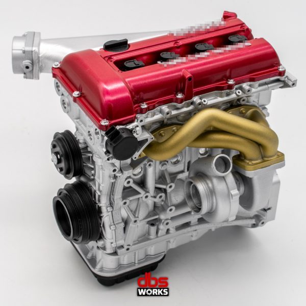 日産　シルビア　1/4 SR20DET S13 レッドトップ スケール エンジン 組み立て済み - ターボ付き - レッド_画像2