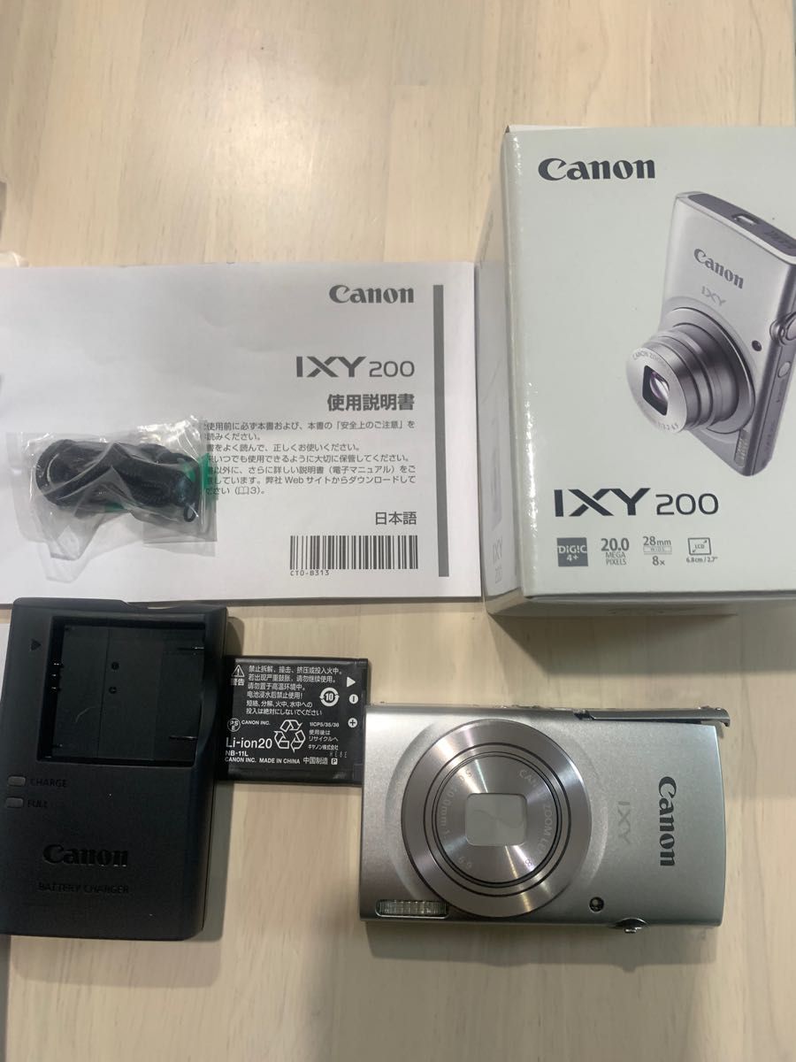 動作確認済 中古美品 Canon IXY200 デジタルカメラ シルバー キヤノン