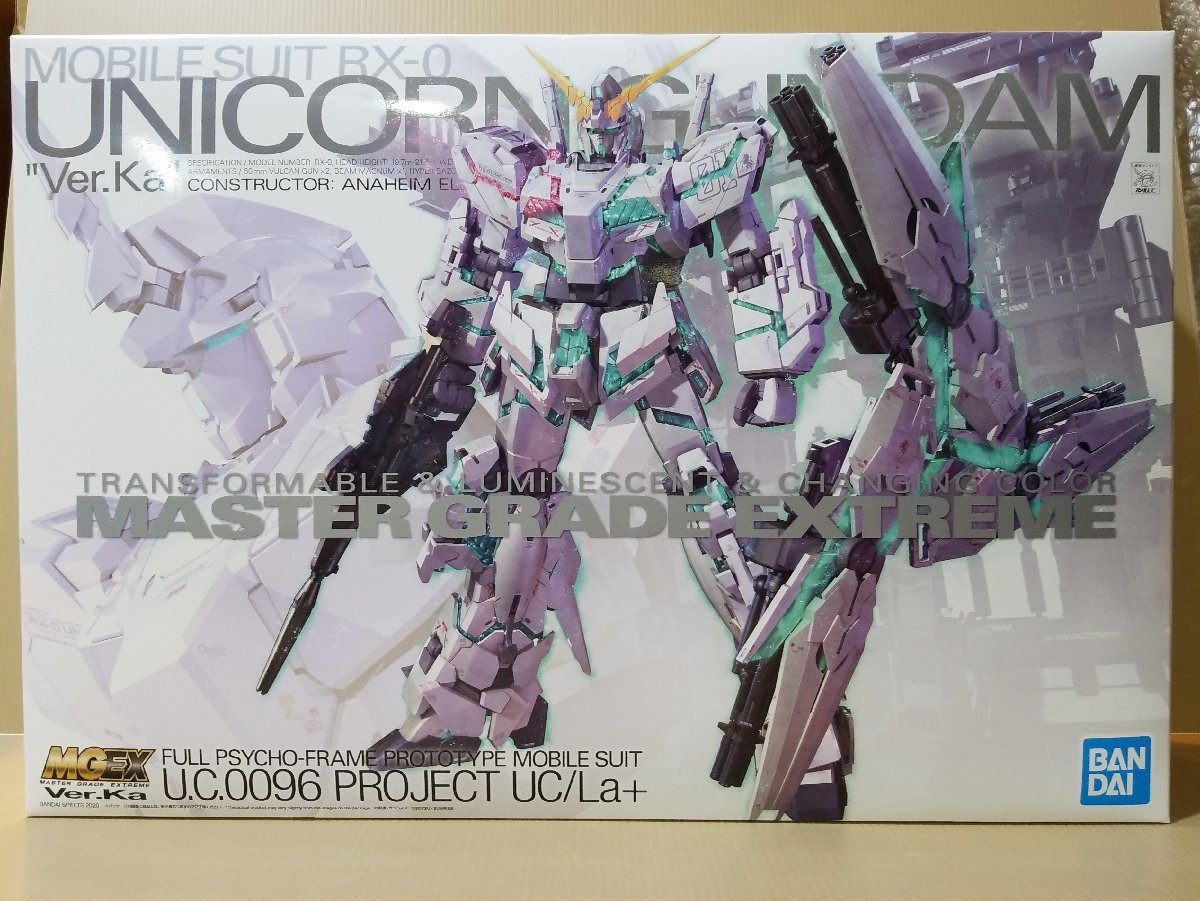 にあるもの ♪未組立 バンダイ 1/100 MGEX RX-0 ユニコーンガンダム