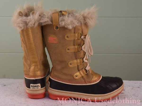 MK015◆ソレル SOREL キッズブーツ 茶 ブラウン 21cm _画像2