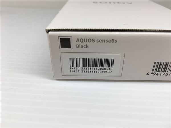 AQUOS sense6s SHG07[64GB] SIM free black JCOM version [ safety...