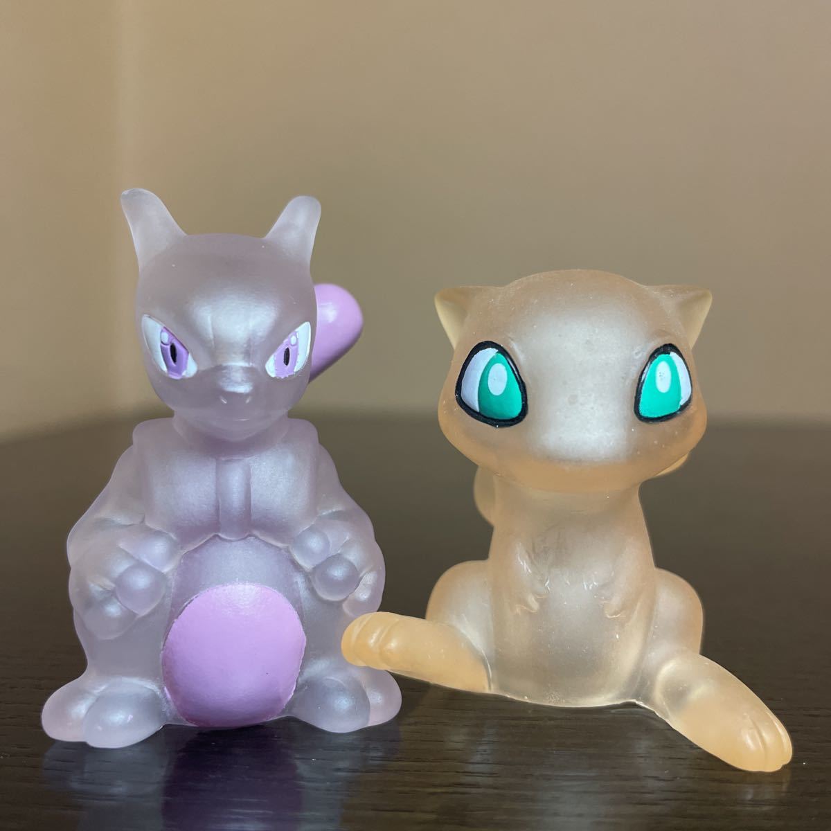 ポケモンキッズ クリア ミュウ ミュウツー 中古品 ポケモン フィギュア