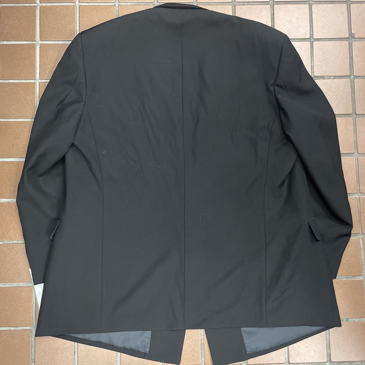 新品未使用　メンズ　礼服   喪服　ダブルスーツ  XL  AB7 ブラック 黒/アウトレット価格　激安スーツ　ウール　