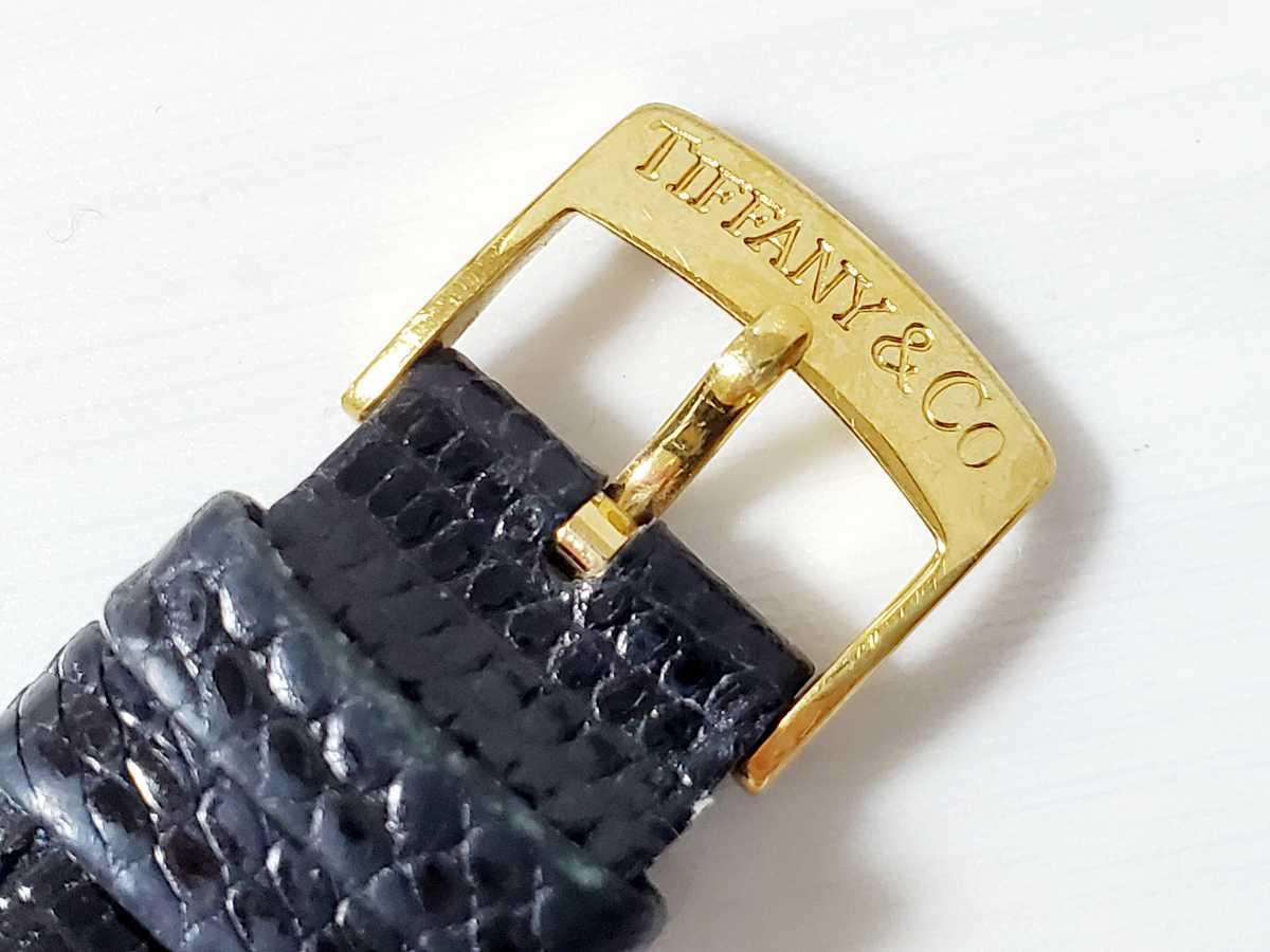 レア☆TIFFANY&Co. ティファニー 高級紳士用腕時計 14K YG 金無垢