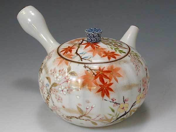 得価最新品 ヤフオク! - 京焼・清水焼 急須(小) ヒワ花雲(ひわかうん