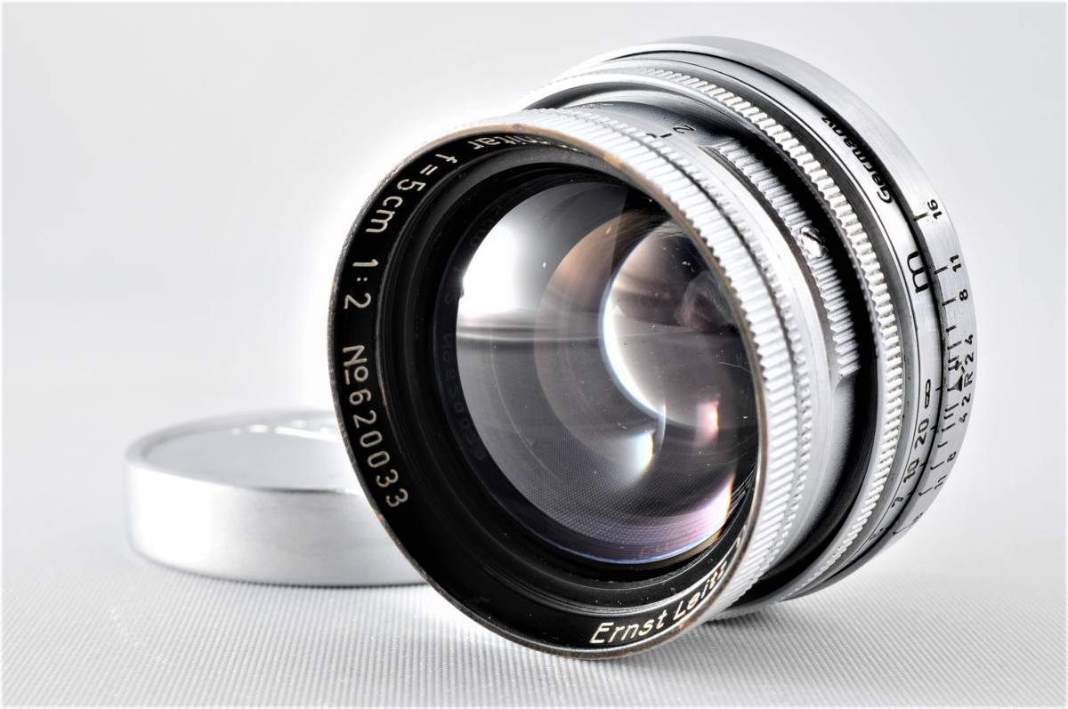 夏・お店屋さん ☆極美品 Leica Summitar 50mm F2 Lマウント ブルー 