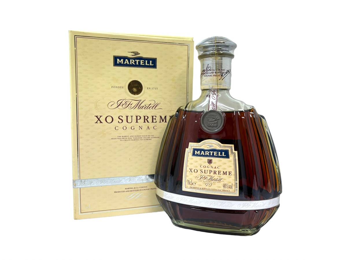 未開栓 MARTELL/マーテル XO SUPREME スプリーム グリーンボトル 元箱
