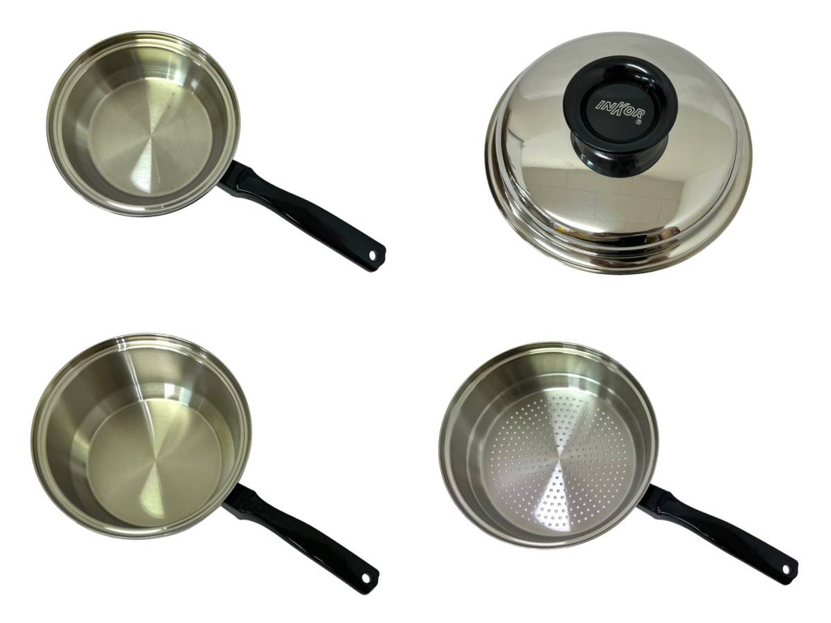 INKOR/インコア 5 Ply Stainless Steel Cookware MULTI CORE T304 ...