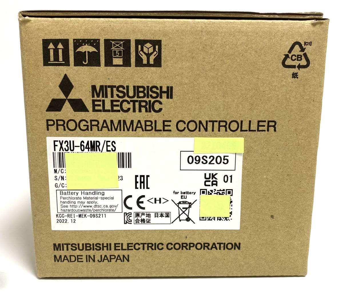 三菱 シーケンサー FX3U-64MR/ES 新品未使用 gastrofrio.com.ec