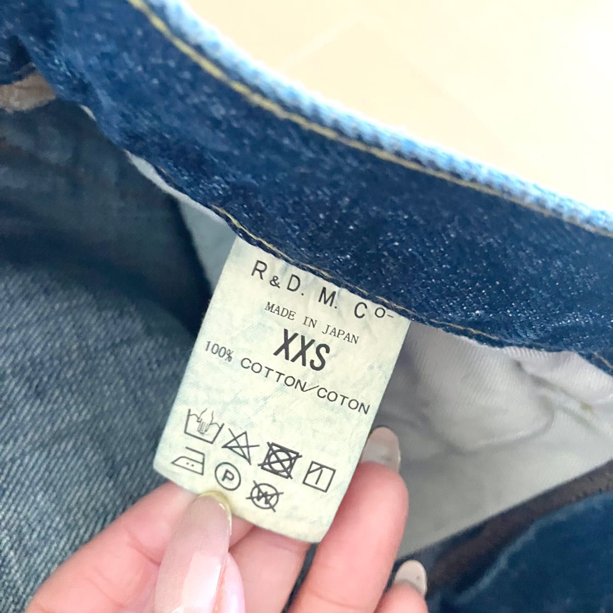 新品 R&D M Co- ストレートデニムパンツ ヴィンテージライク 新品 R&D M Co- ストレートデニムパンツ ヴィンテージライク