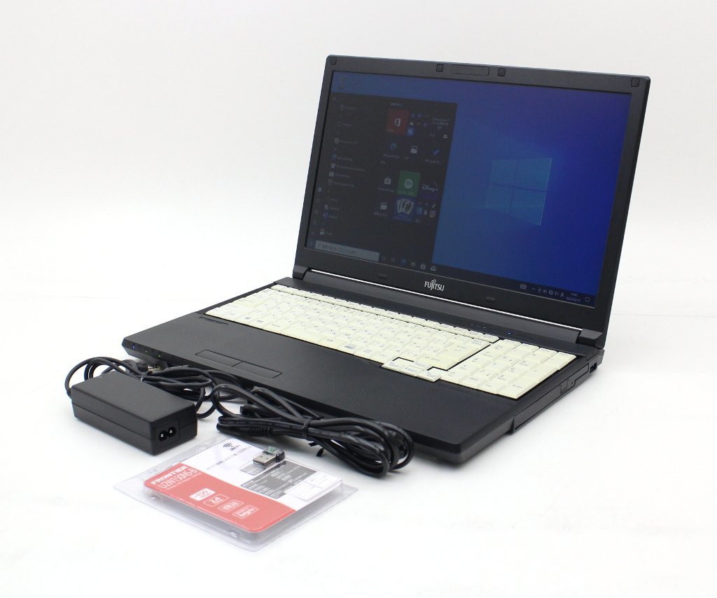 富士通 LIFEBOOK A576/P Core i5-6300U 2.4GHz 8GB 256GB(SSD) DVD+-RW 15.6型ワイドHD 1366x768 Windows10 Pro 64bit