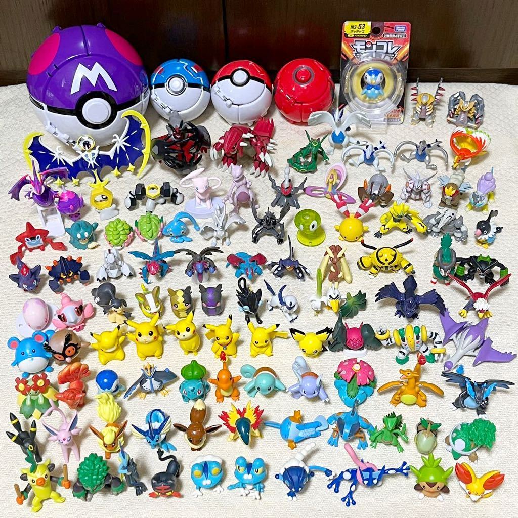 ポケモン モンコレ 100体 大量セット フィギュア TOMY モンスター