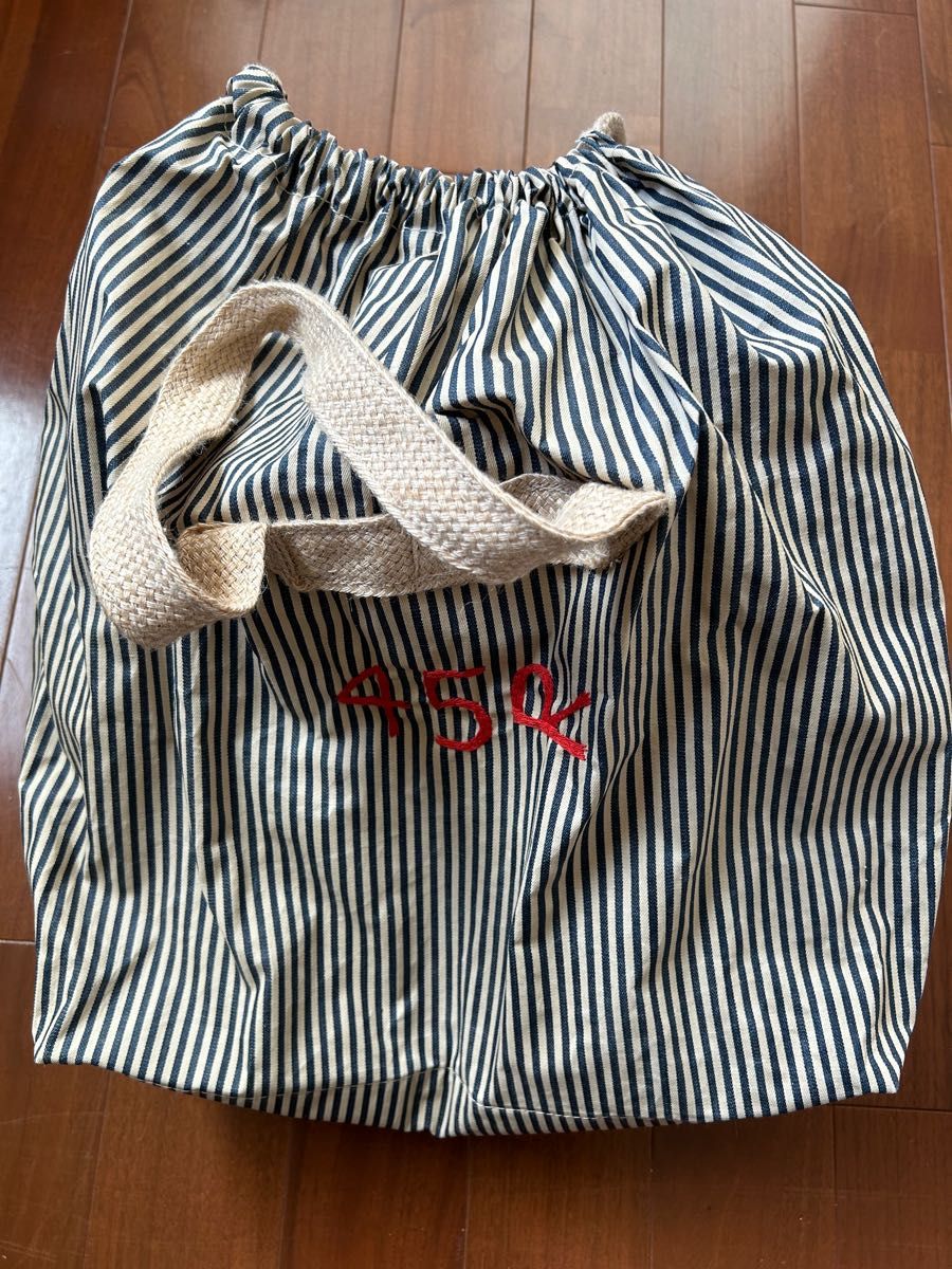 新品45rpmヒッコリーランドリーバッグ#トート