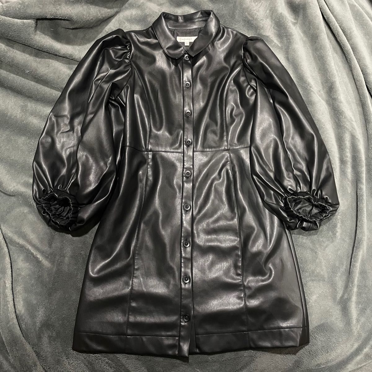 moussy レザーワンピース