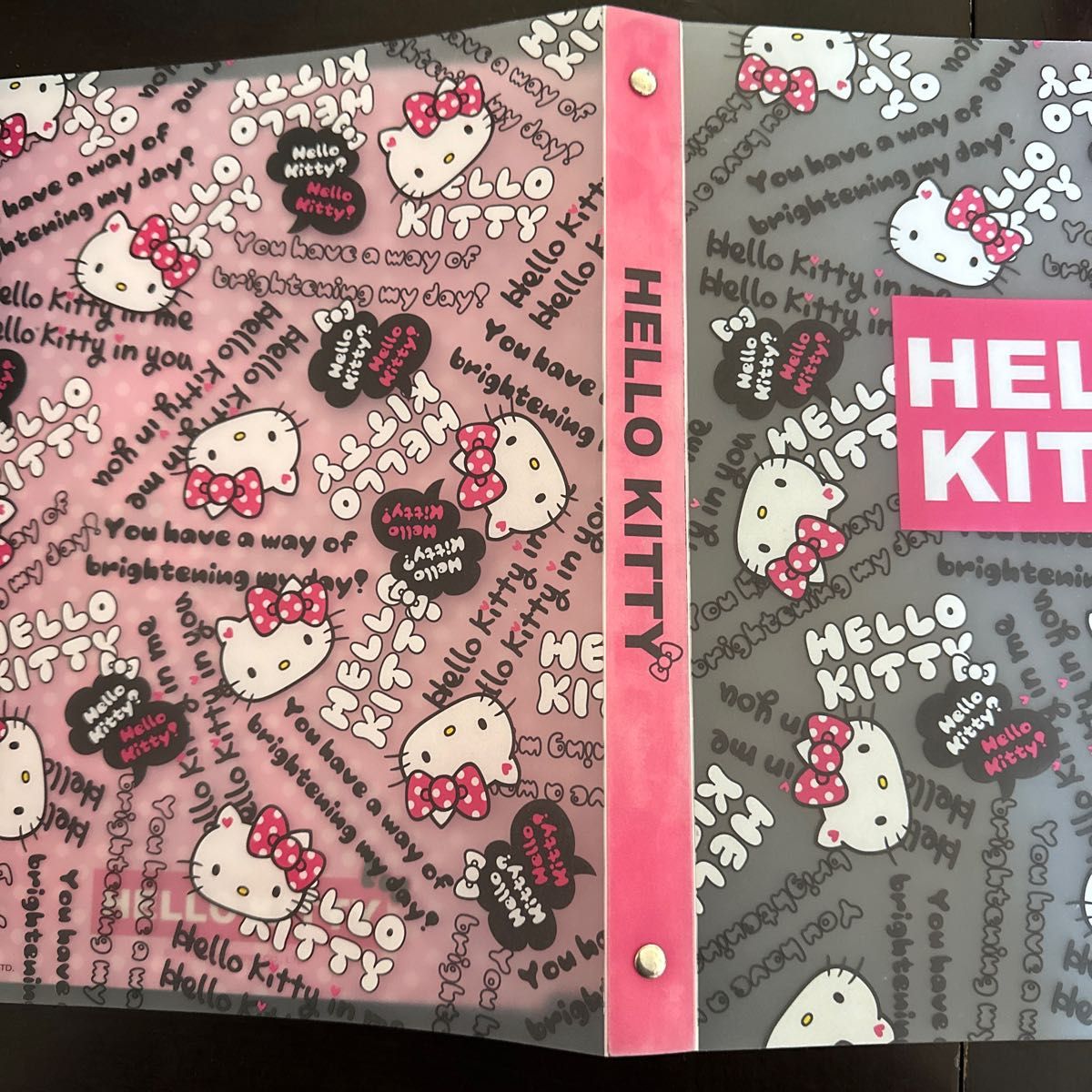 hellokitty ハローキティ ルーズリーフ ファイル レトロ レア セット キティ ハローキティ ルーズリーフ ファイル 26穴 サンリオ