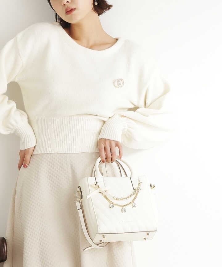 JILL BY JILLSTUART ジュエルリボン2022 新品 2way白05|PayPayフリマ