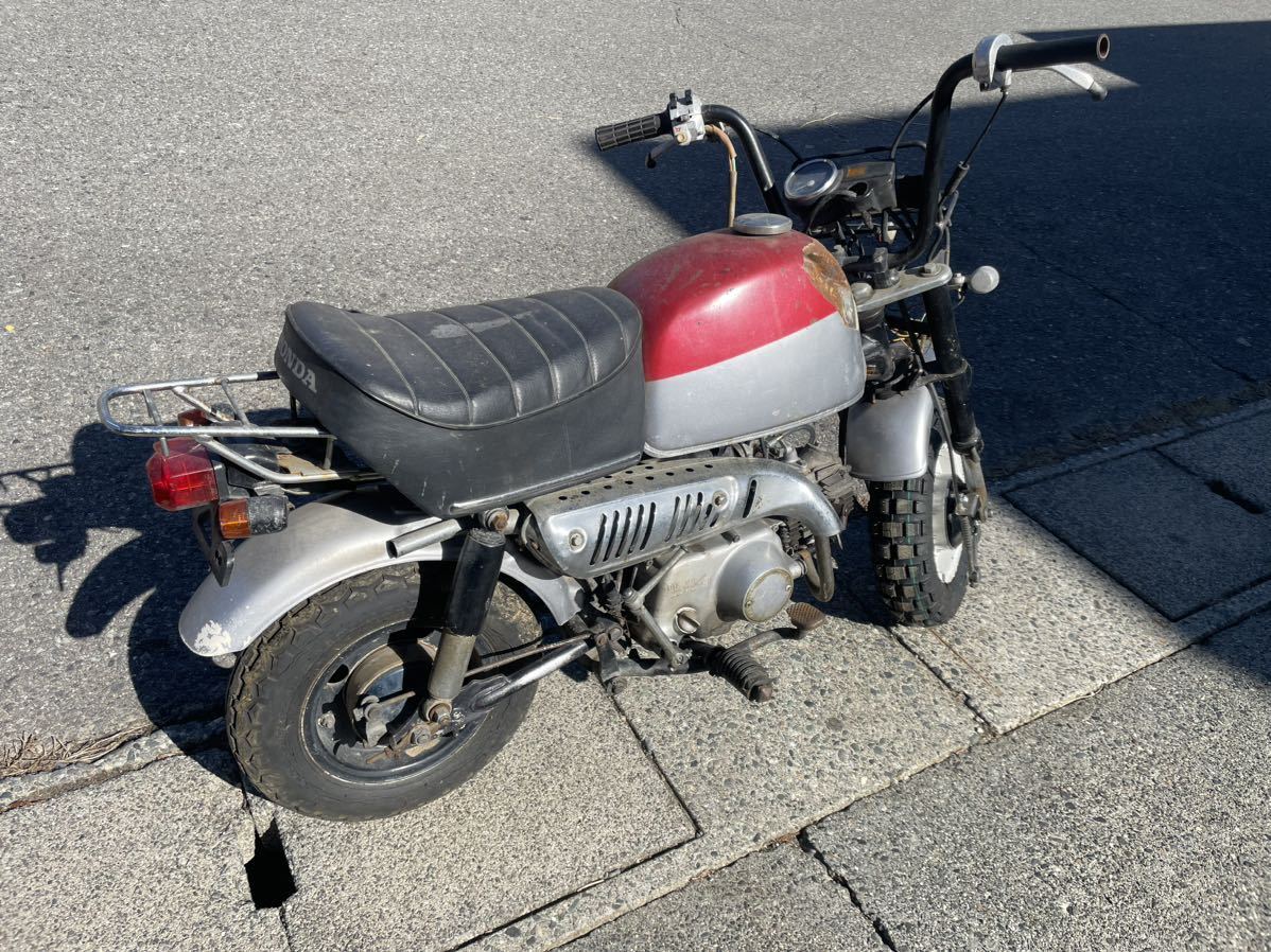 ホンダ ゴリラ Z50J 6V ダックスST70エンジン レストアベース 実働