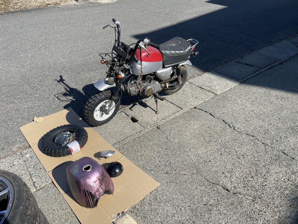 ホンダ ゴリラ Z50J 6V ダックスST70エンジン レストアベース 実働