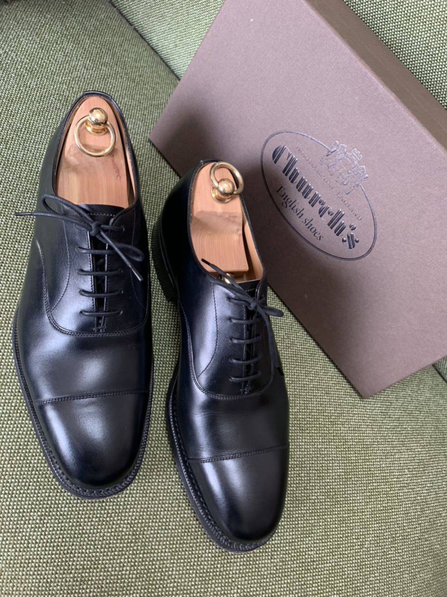 UK6.5 F Last 173 Church's CONSUL BLACK チャーチ コンサル ブラック 革靴 メンズ ストレートチップ  Leather Shoes CALF カーフ ブランド別 | manutill.com.br