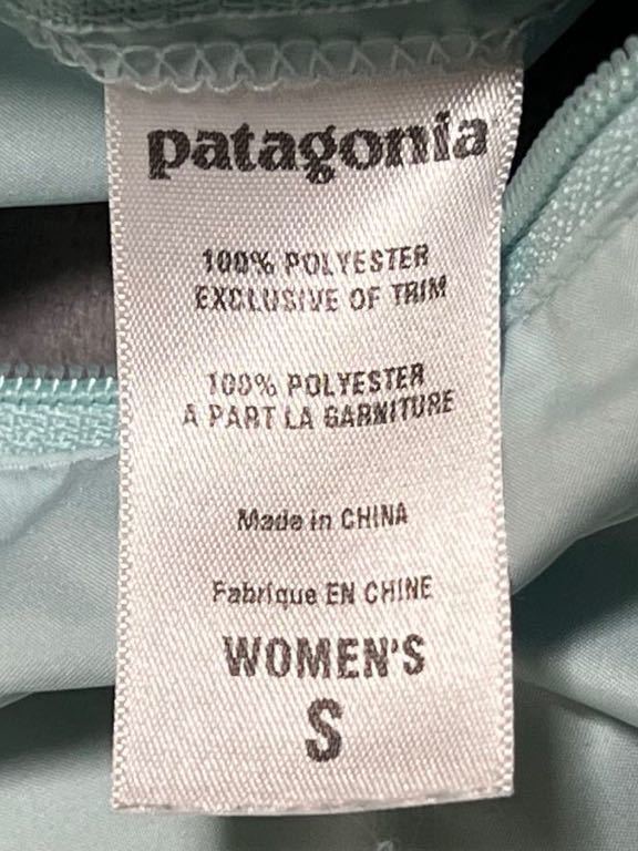 【良品/リバーシブル】patagonia パタゴニア ナイロン×フリース シンチラ レディースS ターコイズ水色 ブルゾン、アウター、ジャンパーの画像8