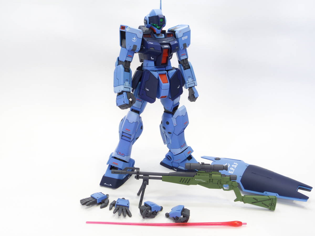 MG ジム・スナイパーⅡ 改修全塗装完成品 ガンプラ GUNPLA-