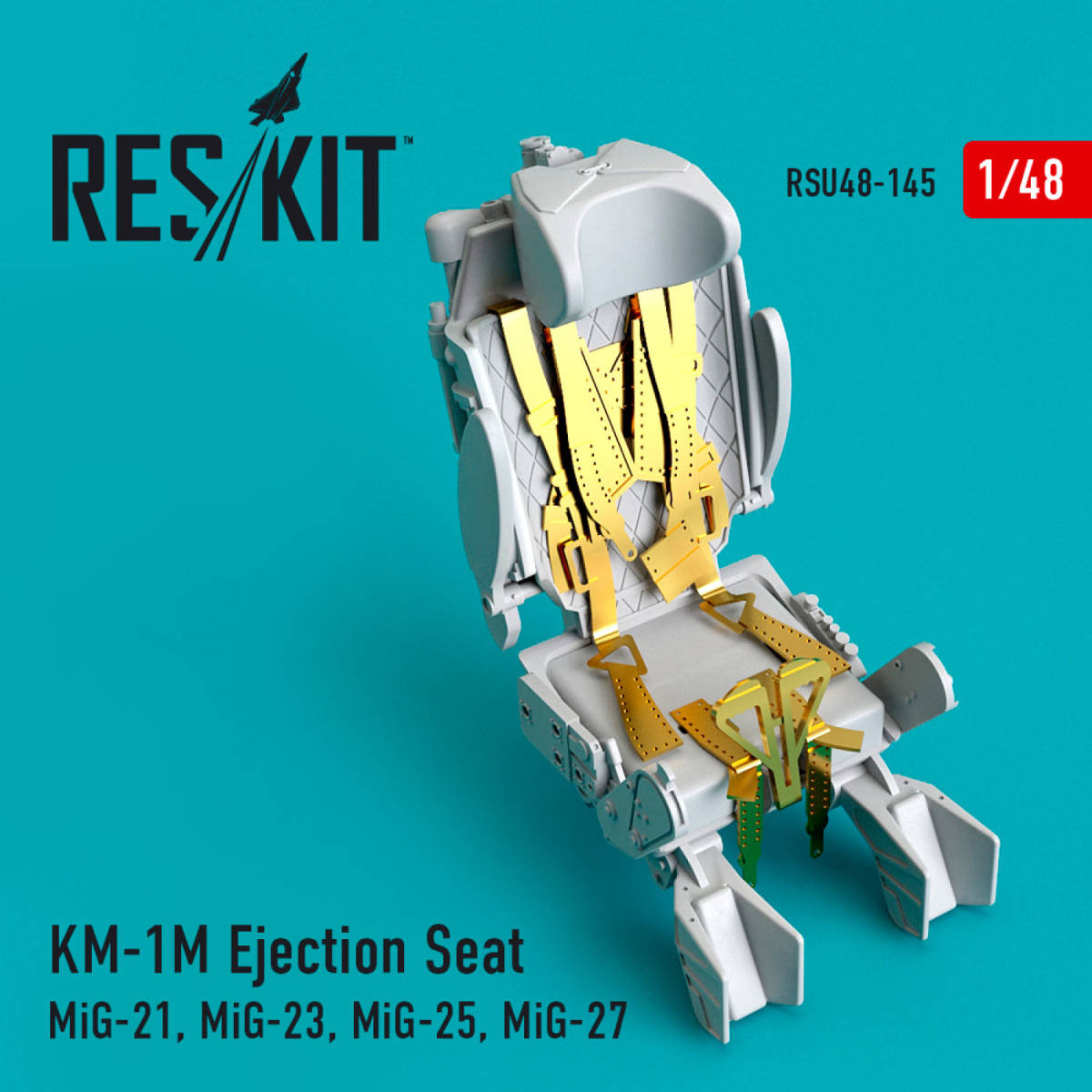 ◆◇RESKIT【RSU48-0145】1/48 ロシアKM-1M射出座席 (1個入り) (MIG-21/23/25/27使用)(汎用) ◇◆_画像1