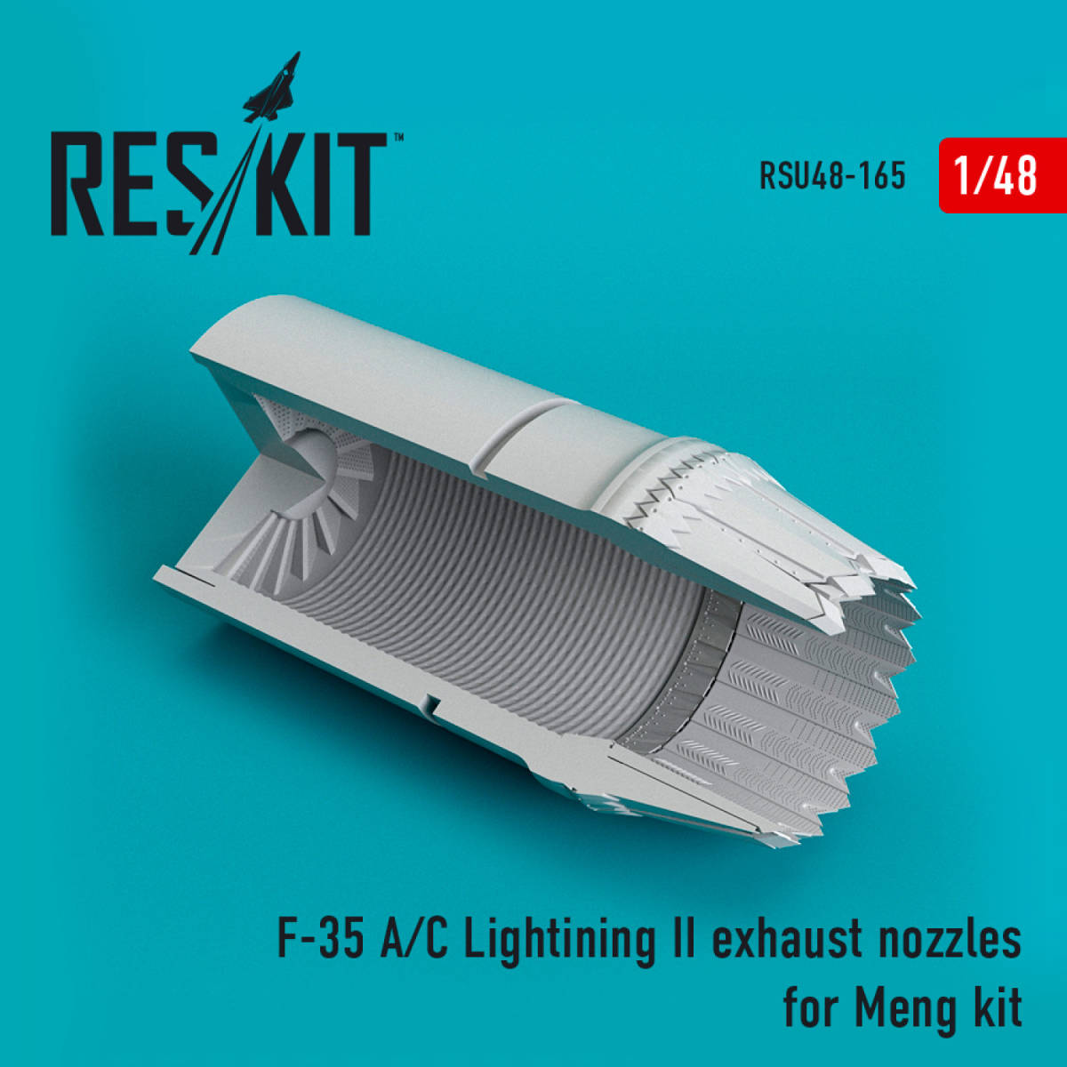 ◆◇RESKIT【RSU48-0165】1/48 F-35A/CライトニングII 排気ノズル(モンモデル用) ◇◆　_画像1