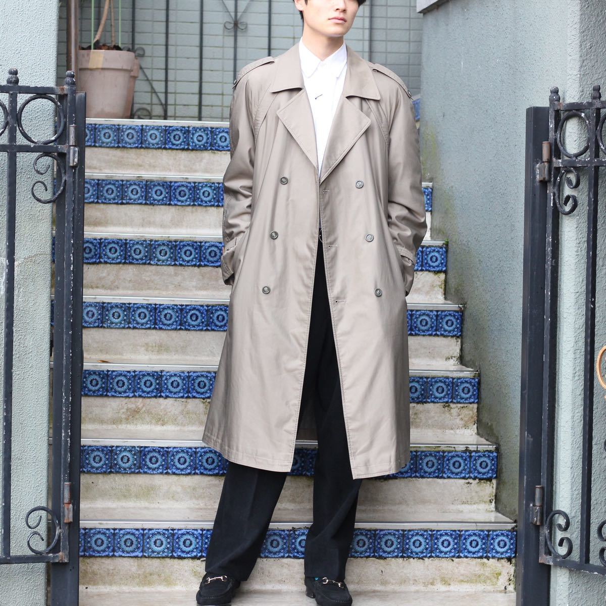 Christian Dior OVER BELTED DESIGN TRENCH COAT/クリスチャン