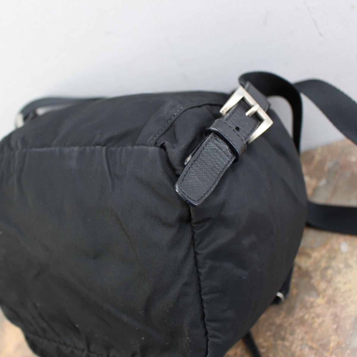 PRADA LOGO DESIGN NYLON MINI RUCK SUCK MADE IN ITALY/プラダ PRADA LOGO DESIGN NYLON MINI RUCK SUCK MADE IN ITALY/プラダ