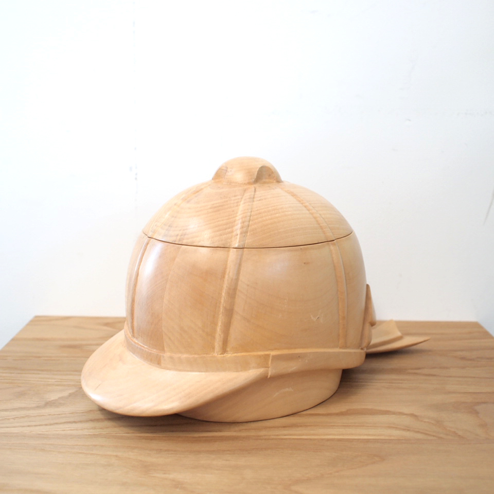 未使用保管品 希少品 イタリア bini FIRENZE アイスペール 木製 容器 帽子型