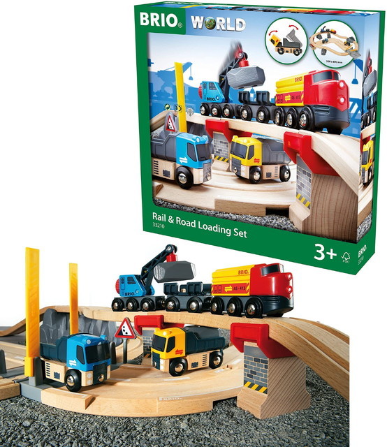  rail & load . stone set 33210 BRIO yellowtail o intellectual training toy free shipping new goods 