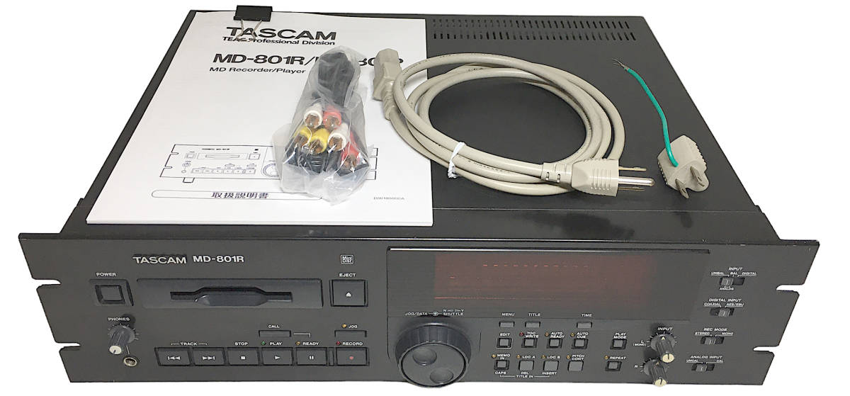 Yahoo!オークション - TASCAM タスカム MD-801R MDレコーダー (...