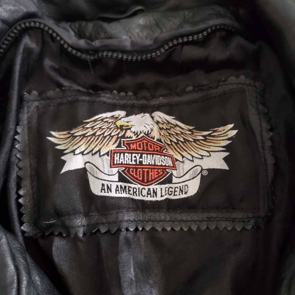 HARLEY-DAVIDSON 総刺繍 オールレザー レザージャケット - アウター