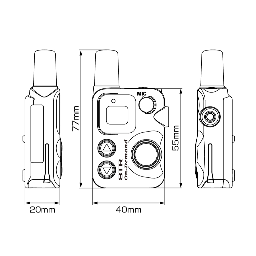 SRFD10 BLACK microminiature * light weight on te man do micro in cam + earphone SEP-44IEF. set 