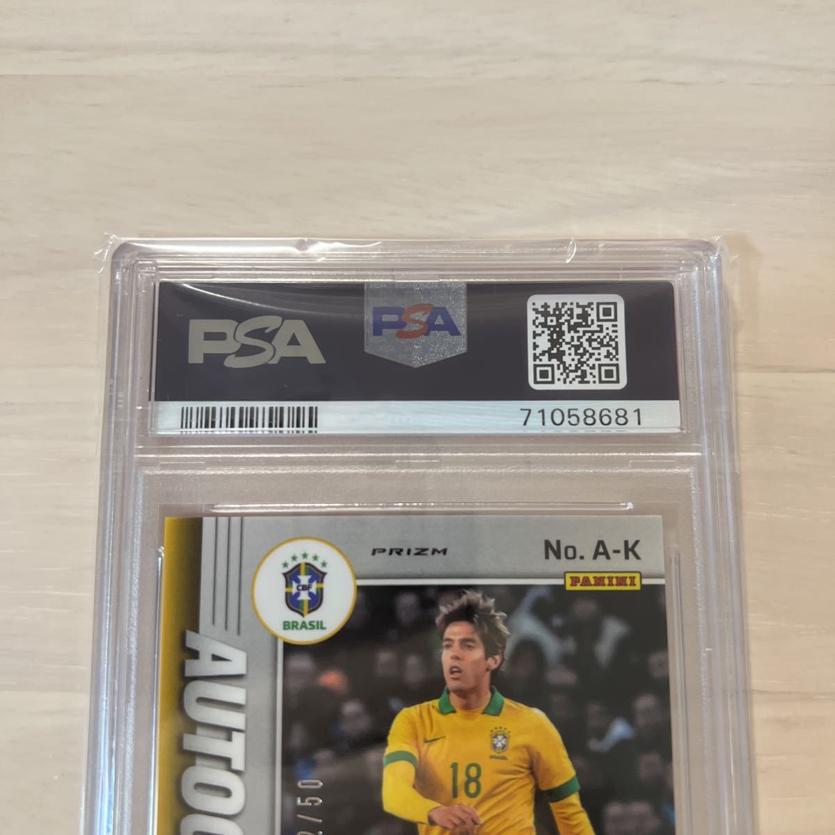 panini mosaic soccer PSA10 カカ 直筆サインカード Auto 50シリ