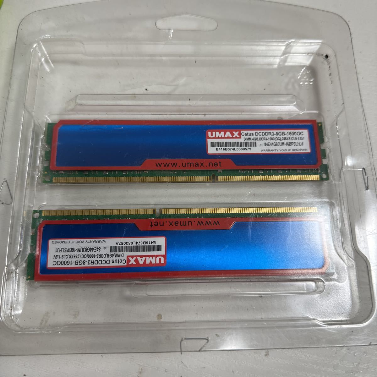 メモリ　DDR3 4g 2枚　合計8gb_画像2